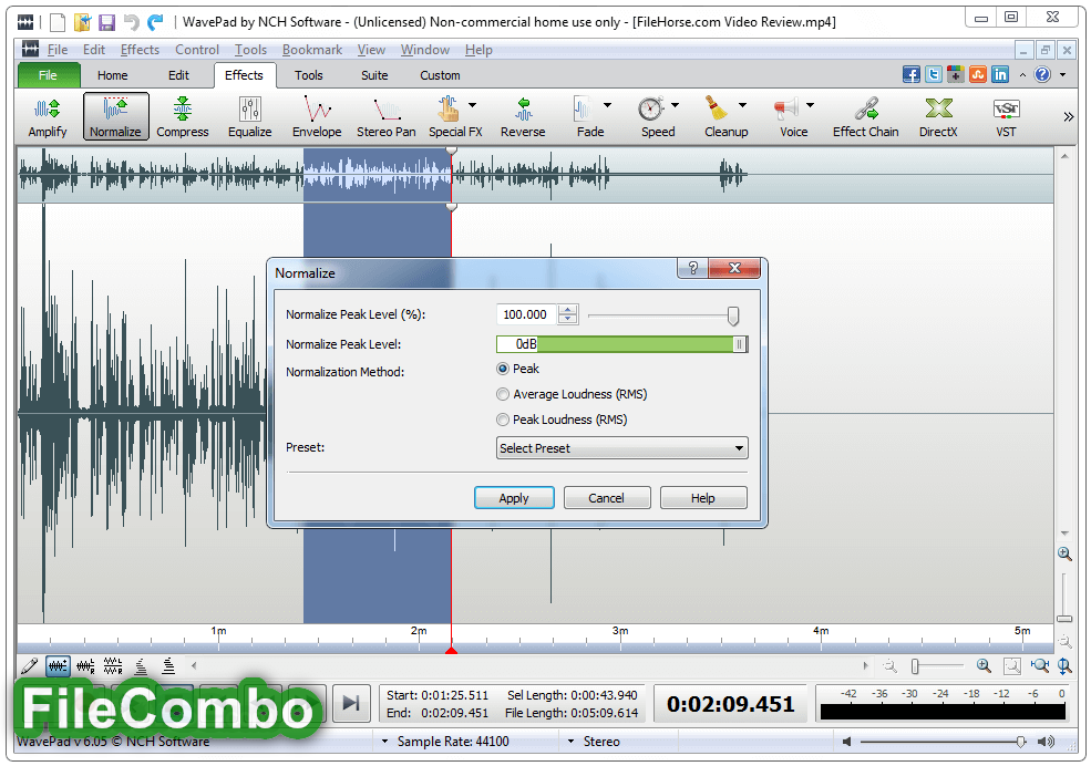 Download WavePad Sound Editor 17.54 Free