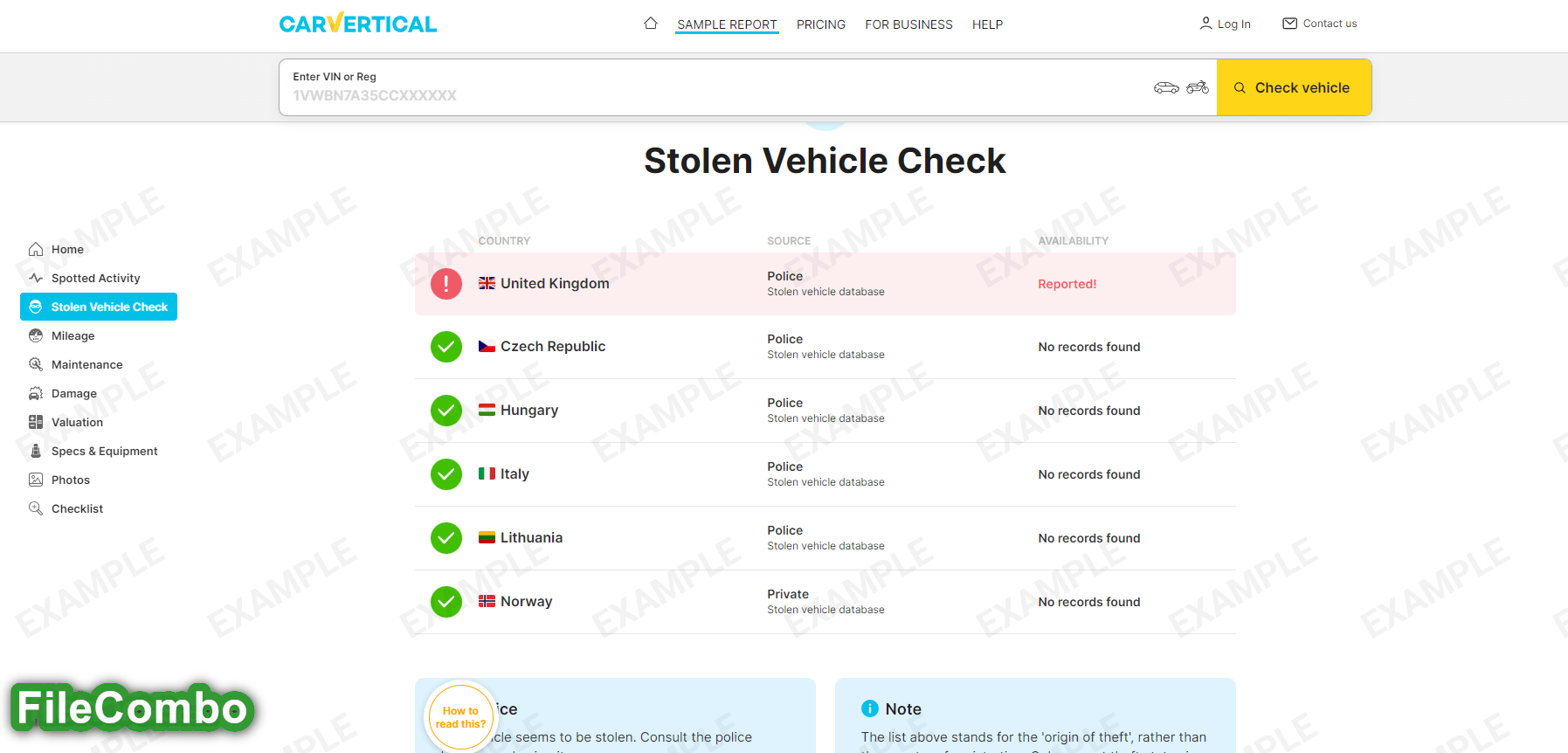 Download carVertical Check Car History Free