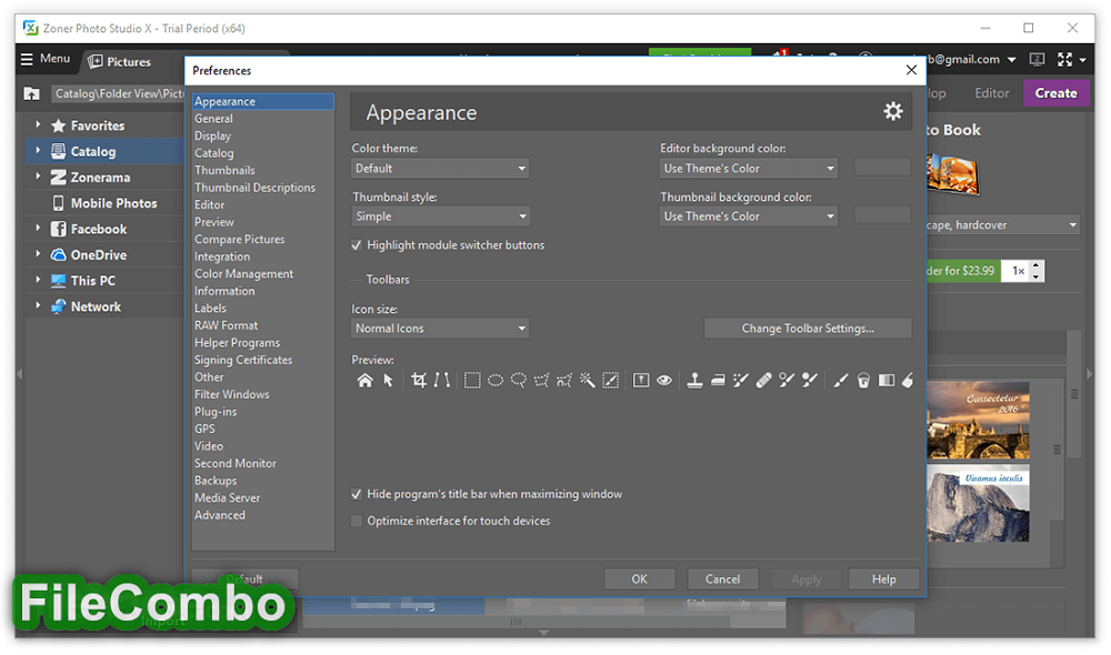 Zoner Photo Studio X