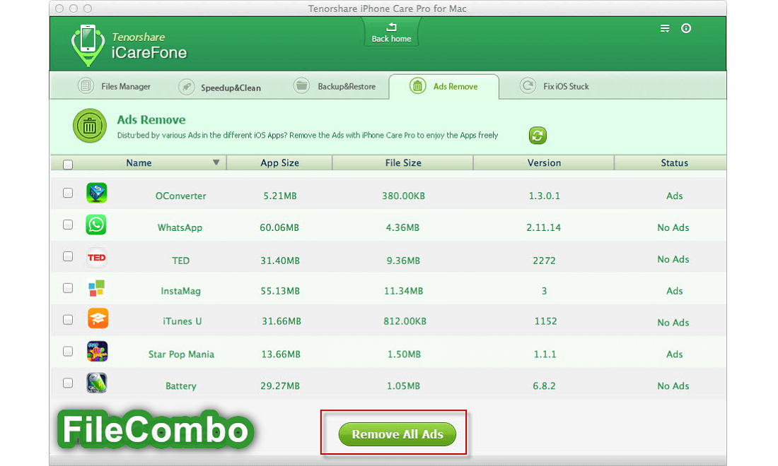 Tenorshare iCareFone